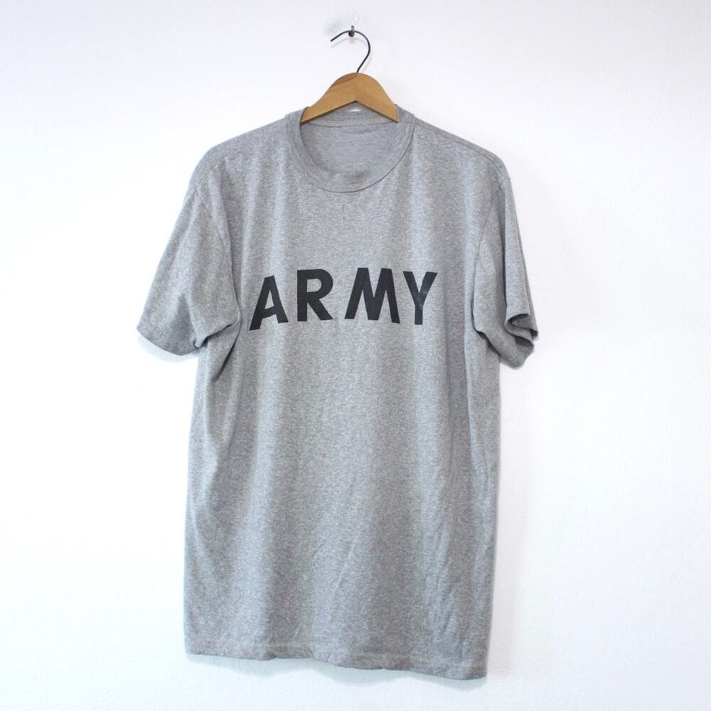 Vintage Army T Shirt Large